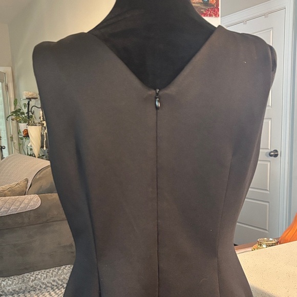 Connected Apparel Black Dress with Lace Detail - Picture 4 of 6